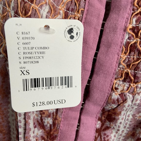 Intimately Free People Rule the World Jumpsuit Romper Tulip Combo Floral Size XS - Picture 14 of 15